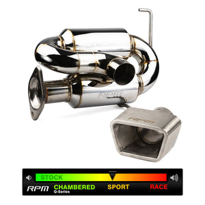RPM RZR Pro R 3" Dual Sport Muffler - Dunes 2 Dezert SXS
