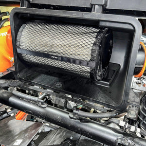 RPM hydrophobic pre-filter for Polaris RZR Pro R air filters blocks water, dirt, and dust with minimal airflow restriction for peak performance.