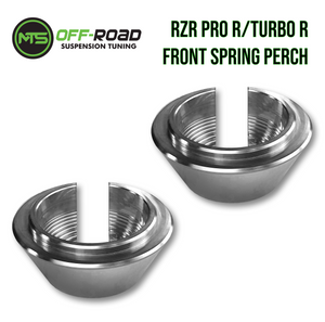 Polaris RZR Pro R/Turbo R/Pro S Billet Front Spring Perch Collars - Set of 2 - Dunes 2 Dezert SXS
