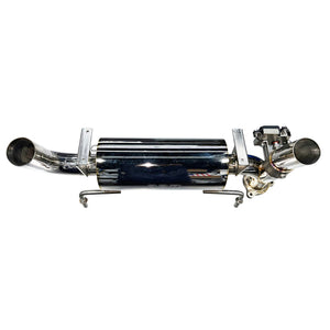 RPM E-Valve dual tip muffler for 2020–2025 RZR PRO XP and Turbo R, adjustable exhaust tone, plug-and-play install