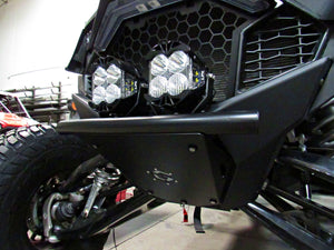 Geiser Performance Polaris RZR Turbo R Pro R single row bumper in 4130 chromoly