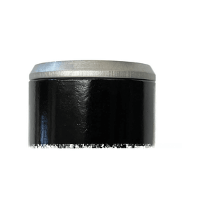 AJK Offroad push-in tubing end cap for fabrication, shown in black, designed to seal and protect tubing ends in vehicle installations.