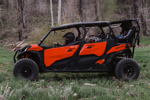 Maverick Sport Max Rear Bench Seat w/ Harnesses - Dunes 2 Dezert SXS