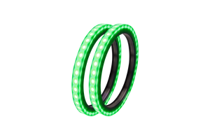 8" RGB LED Speaker Rings (Pair) | UTVS-8LSR - Dunes 2 Dezert SXS