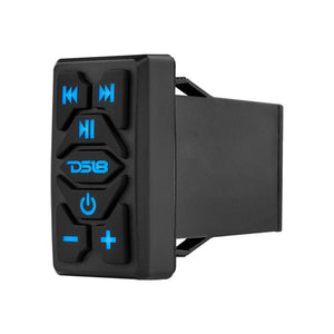 Marine And Powersports Waterproof Rocker Switch Bluetooth Audio Receiver With Controls - Dunes 2 Dezert SXS