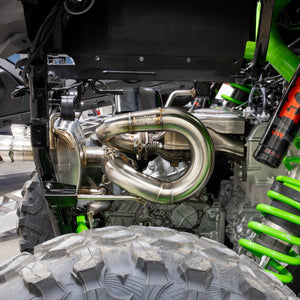 RPM Kawasaki H2 3/4 Exhaust System 2.5" | E-Valve Option - Dunes 2 Dezert SXS