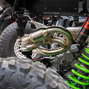 RPM Kawasaki H2 Big Mouth E-Valve Mid Pipe | Resonated Delete - Dunes 2 Dezert SXS
