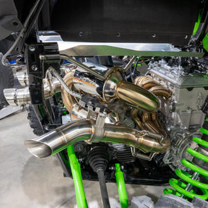 RPM Kawasaki H2 Dual Sport Exhaust System 2.5" | E-Valve - Dunes 2 Dezert SXS