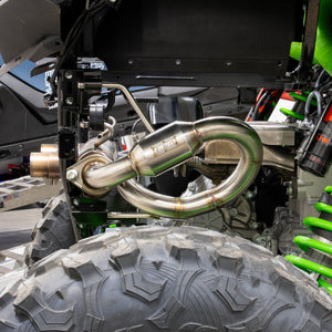 RPM Kawasaki H2 Big Mouth Mid Pipe | Resonated Cat Delete - Dunes 2 Dezert SXS