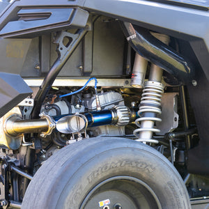 RPM 3" Titanium E-Valve Exhaust – RZR Turbo Models - Dunes 2 Dezert SXS