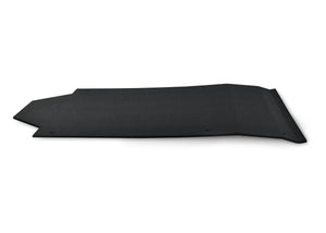 Black hard plastic roof for Polaris RS1, CNC cut with billet mounts and black stainless hardware for 2018–2022 RS1 models