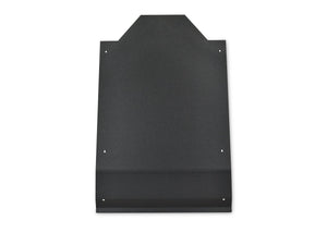 Black hard plastic roof for Polaris RS1, CNC cut with billet mounts and black stainless hardware for 2018–2022 RS1 models