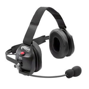 Rugged Radios Bluetooth cell phone and two way radio headset in behind the head style with flex boom mic