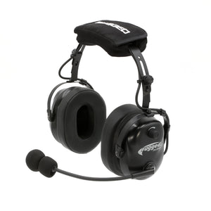 Rugged Radios H32 over the head Bluetooth headset for cell phones and two way radios with noise reduction