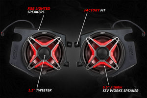 2014-2023 Polaris RZR V-Spec 5-Speaker Kit with JVC | SSV Works