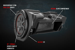 Polaris RZR Glove Box 10" Subwoofer Enclosure 2014-2023 | SSV Works
