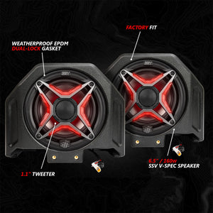 Polaris RZR PRO Phase-5 V-Spec 5-Speaker 1400W System | SSV Works