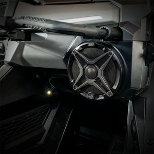SSV Works Polaris RZR Pro Front Speaker Adapters with 6.5" A-Spec speakers