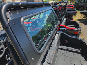 Rear Glass Window for Polaris RZR 900 (2015–2020) with Adjustable Air Vent