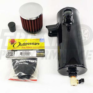Treal Performance | 2016-2021 Polaris RZR XPT Oil Catch Can / Breather System - Dunes 2 Dezert SXS