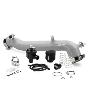 Gray RPM RZR Turbo silicone charge tube with BOV kit