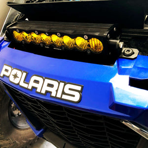 Single Row Grill Led Light Bar Mounts for Polaris RZR XP / Turbo(S) - Dunes 2 Dezert SXS