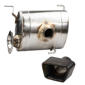RPM Chambered 3-Inch Performance Muffler for Polaris RZR Pro R with OEM Tip and Quiet Core Insert