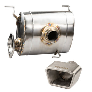 RPM Chambered 3-Inch Performance Muffler for Polaris RZR Pro R with OEM Tip and Quiet Core Insert