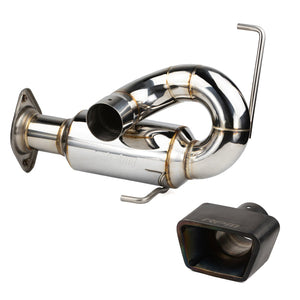 RPM RZR Pro R 3" sport muffler with stainless tip delivers a deep tone, weight savings, and factory-fit look for 2022–2025 models.
