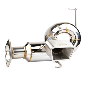 RPM RZR Pro R 3" sport muffler with stainless tip delivers a deep tone, weight savings, and factory-fit look for 2022–2025 models.