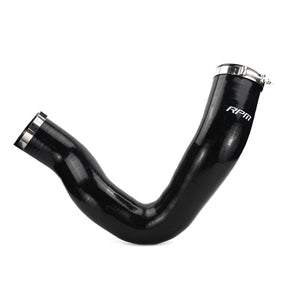 RPM Big Fatty silicone intake tube upgrade for Polaris RZR Pro XP, Turbo R, and Pro S with 6-ply strength and OEM fitment.
