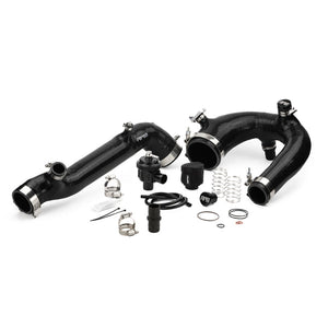 RPM silicone intake and charge tubes for Polaris RZR Pro XP & Turbo R – high-flow, heat-resistant performance upgrade with boost ports.
