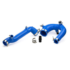 RPM silicone intake and charge tubes for Polaris RZR Pro XP & Turbo R – high-flow, heat-resistant performance upgrade with boost ports.