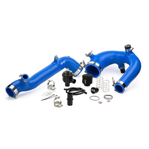 RPM silicone intake and charge tubes for Polaris RZR Pro XP & Turbo R – high-flow, heat-resistant performance upgrade with boost ports.