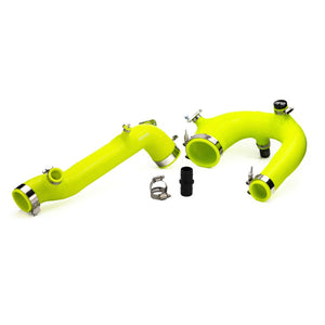 RPM silicone intake and charge tubes for Polaris RZR Pro XP & Turbo R – high-flow, heat-resistant performance upgrade with boost ports.