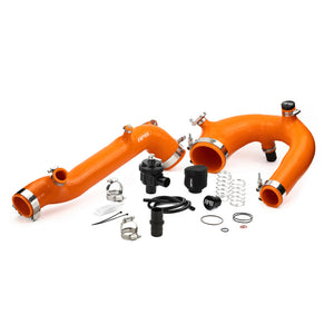 RPM silicone intake and charge tubes for Polaris RZR Pro XP & Turbo R – high-flow, heat-resistant performance upgrade with boost ports.