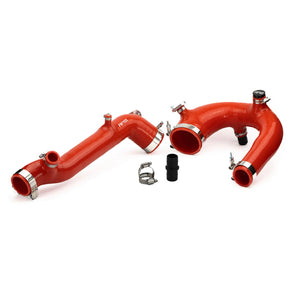 RPM silicone intake and charge tubes for Polaris RZR Pro XP & Turbo R – high-flow, heat-resistant performance upgrade with boost ports.
