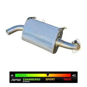 RPM Sport Muffler Slip-On for 2015–2023 Polaris RZR XP1000 and RS1 – Stainless Steel Exhaust Upgrade