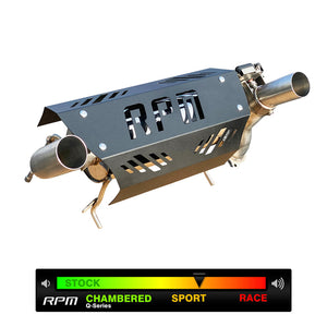RPM RZR XPT E-Valve Dual Tip Exhaust - Dunes 2 Dezert SXS