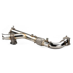 RPM RZR 2.5" E-Valve exhaust with electronic dump for Turbo R, Pro XP & XPT; adds horsepower and turbo sound at the push of a button.