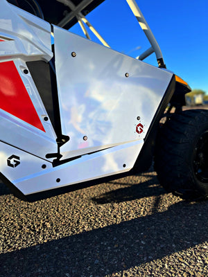 Polaris RZR 200 Geiser door detail view