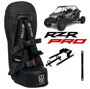 RZR 4 PRO Rear Bump Seat w/ Harness (2025+) - Dunes 2 Dezert SXS