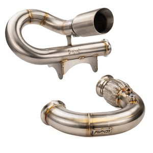 RPM CFMoto Z10 race pipe with the Standard 3 inch mid pipe