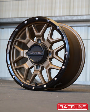 Raceline A94BZ Krank Simulated Beadlock Wheel – Bronze
