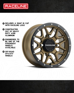 Raceline A94BZ Krank Simulated Beadlock Wheel – Bronze