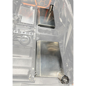 RPM 7.5 gallon floorboard auxiliary fuel tank for Pro R, Turbo R, and Pro XP 4-seaters with plug-and-play install