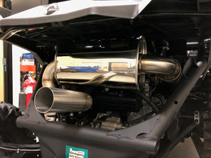 Treal Performance | 2017-2025 Can-Am X3 Rear Muffler Section - Dunes 2 Dezert SXS