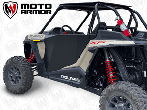 Moto Armor Aluminum Doors for Polaris RZR XP 1000, XP Turbo, and Turbo S (2 Seat, 2014–2023) – High Clearance, Flush Mount, Heavy-Duty Aluminum