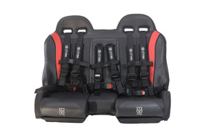 RZR 900/1000 Trail Front Bench Seat w/ Harnesses - Dunes 2 Dezert SXS