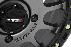 System 3 SB-5 Beadlock Wheel - Matte Gunmetal - Dunes 2 Dezert SXS